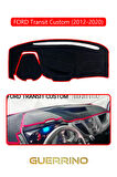 FORD Transit Custom (2012-2020)TORPİDO KORUMA HALISI KIRMIZI KENAR