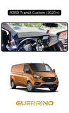 FORD Transit Custom 2020+TORPİDO KORUMA HALISI SİYAH KENAR