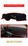 HYUNDAİ ELANTRA 2020+TORPİDO KORUMA HALISI KIRMIZI KENAR