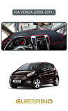 KİA VENGA 2009-2011TORPİDO KORUMA HALISI GRİ KENAR