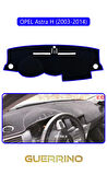 OPEL Astra H (2003-2014)TORPİDO KORUMA HALISI MAVİ KENAR