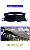 RENAULT SCENIC 1TORPİDO KORUMA HALISI MAVİ KENAR