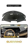 RENAULT SCENIC 3TORPİDO KORUMA HALISI SİYAH KENAR