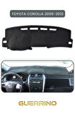 TOYOTA Corolla (2006-2012) TORPİDO KORUMA HALISI GRİ KENAR