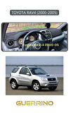 TOYOTA RAV4 (2000-2005)TORPİDO KORUMA HALISI GRİ KENAR
