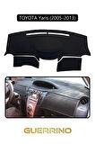 TOYOTA Yaris (2005-2013)TORPİDO KORUMA HALISI SİYAH KENAR