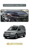 VOLKSWAGEN Caddy (2021+) TORPİDO KORUMA HALISI GRİ KENAR