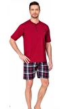 Erkek Pijama Takımı Bordo