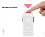 Play Safe Diamond Extra Dayanaklı Sağ Açılı Dolap Kilidi Beyaz