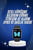 Arama Cevaplayabilen Akıllı Saat Bluetooth Bağlantılı Sosyal Medya Girişli