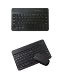 Wireless Klavye Mouse Seti Bluetooth Bağlantılı İnce Tasarım Sessiz Kullanım