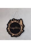 Siyah - Kahverengi Hoşgeldiniz Yazılı Kapı Süsü