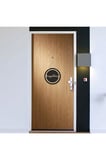 Siyah - Beyaz Hoşgeldiniz Yazılı Kapı Süsü