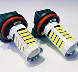 Eco H8 Sis Farı İçin Led Ampul 66smd Ledli Beyaz