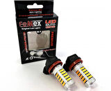 Eco H9 Sis Farı İçin Led Ampul 66smd Ledli Turuncu