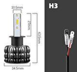 Femex Eco Power H3 Şimşek Etkili Led Xenon 36W 6.000 Lumen Fansız