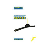 Goodyear HYUNDAI Solaris Hatcback RB 2011- Silecek Süpürgesi Ön Muz Tipi 650mm+400mm