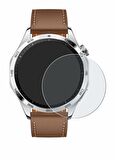 Huawei Gt4 46mm ile Uyumlu Parmak İzi Bırakmayan MAT 9H Nano Ekran Koruyucu(2 Adet)