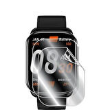 QCY Watch GS ile Uyumlu Hidrojel Nano Film Ekran Koruyucu (2 Adet)
