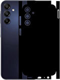 Samsung Galaxy A15 ile Uyumlu Mat Siyah Arka Kaplama