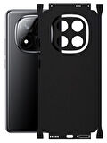 Redmi Note 14 Pro Plus ile Uyumlu Mat Siyah Arka Kaplama