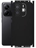 Redmi Note 14 ile Uyumlu Mat Siyah Arka Kaplama