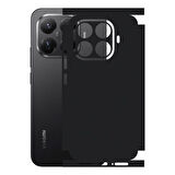 Xiaomi 15T Pro ile Uyumlu 360 Arka Kaplama  Mat Siyah