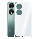 Honor 90 ile Uyumlu 360 Arka Kaplama  Şeffaf