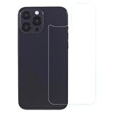 ECR Apple Iphone 14 Pro Max ile Uyumlu MAT Arka Esnek Nano Koruyucu