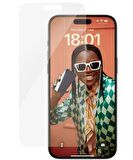 Iphone 15 ile Uyumlu Şeffaf Esnek Nano Cam Ekran Koruyucu(Island Ada Açık Model)