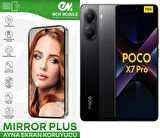 Poco X7 Pro ile Uyumlu Esnek Ayna(Mirror) 9H Nano Ekran Koruyucu
