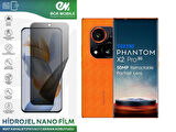 Tecno Phantom X2 Pro Uyumlu Hidrojel Nano Ekran Koruyucu Film HAYALET(Privacy)Tempered Cam Değildir