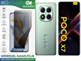 Poco X7 Uyumlu Hidrojel Nano Ekran Koruyucu Film HAYALET(Privacy)Tempered Cam Değildir