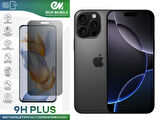 Iphone 16 Pro Max Ekran Koruyucu Tam Uyumlu 9H Esnek Nano Kırılmayan MAT HAYALET(Privacy)