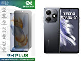 Tecno Spark 20 (KJ5) Ekran Koruyucu Tam Uyumlu 9H Esnek Nano Kırılmayan MAT HAYALET(Privacy)