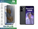 Oppo Reno 13F Ekran Koruyucu Tam Uyumlu 9H Esnek Nano Kırılmayan MAT HAYALET(Privacy)