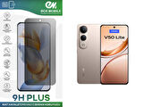 Vivo V50 Lite Ekran Koruyucu Tam Uyumlu 9H Esnek Nano Kırılmayan MAT HAYALET(Privacy)