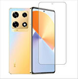 Infinix Note 30 Pro ile Uyumlu MAT Parmak izi Bırakmayan Esnek 9H Nano Kırılmayan Ekran Koruyucu
