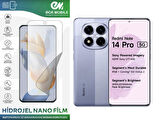 Redmi Note 14 Pro ile Uyumlu Hidrojel Ekran Koruyucu Film HD-ŞEFFAF(Tempered Cam Değildir!)
