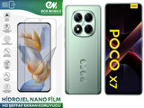 Poco X7 ile Uyumlu Hidrojel Ekran Koruyucu Film HD-ŞEFFAF(Tempered Cam Değildir!)