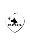 Playball Kalp Köpek Künyesi Large