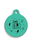 Little Hero Yuvarlak Kedi ve Köpek Künyesi Medium 3 cm