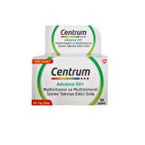 Centrum Advance +50 Yaş Üstü Multivitamin İçeren Takviye Edici Gıda
