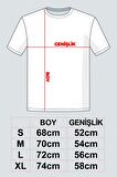 Erkek Oversize %100 Pamuk Tribe Sırt Baskılı T-shirt Lacivert Edw094