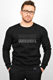 Üç Iplik Şardonlu Baskılı Kapüşonlu Sweatshirt M3 Edw213