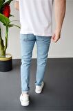 Erkek Açık Mavi Slim Fit Jean Pantolon JRY01