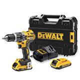 DEWALT DCD796D2 18V 2.0 AH AKÜLÜ KÖMÜRSÜZ DARBELİ MATKAP