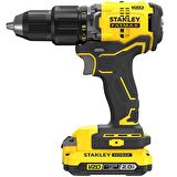 STANLEY SBD715D2K 18V 2.0 AH V20 Lİ-ON ÇİFT AKÜLÜ KÖMÜRSÜZ DARBELİ MATKAP