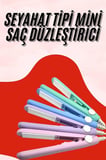 Seyahat Tipi Taşınabilir Saç Düzleştirici Saç Şekillendirici Yüksek Isı Aya