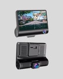 Araç DVR Kamerası 3’lü 170° Geniş Açılı Full HD ve Park Destekli